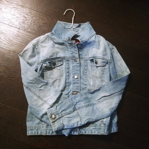Gray Denim Jacket Size Medium - Picture 1 of 5